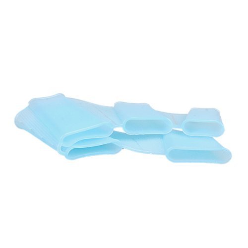 Easyinsmile Mens/Womens/Kids Webbed Swimming Gloves Silicone Soft Eco-Friendly Hand Paddles for Swimming Surfing Diving Water Exercise-Increased Water Resistance (L(for Men)) (Blue, M(for Woman) - Thumbnail 5
