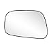 Fit System 88175 Driver Side Non-Heated Mirror Glass w/Backing Plate, Toyota Camry Sedan, 4 3/8