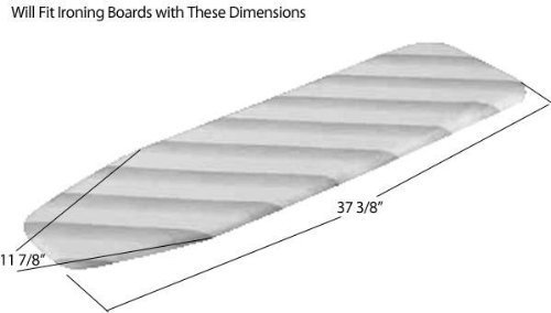 Replacement Heat-Resistant Ironing Board Cover for Wall Mounted Ironing Boards - Thumbnail 3