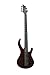 ivy IBA-500 Bass Solid-Body Electric Guitar, Trans Red