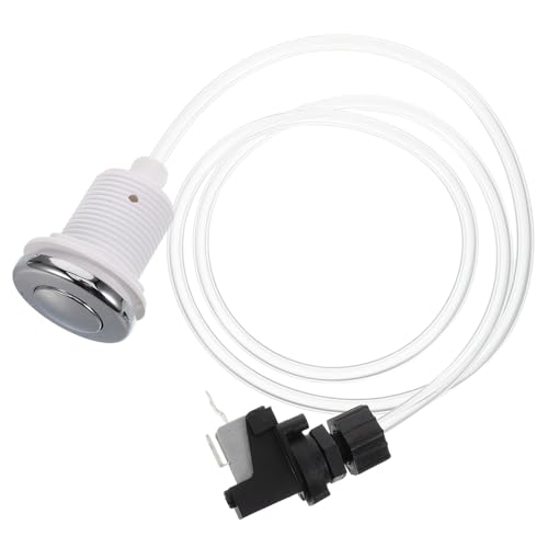 PRETYZOOM Pneumatic Push Button Switch for Bathtub and Spa Versatile Air Button for Garbage Disposal and Construction Easy Off Control for Effortless Operation
