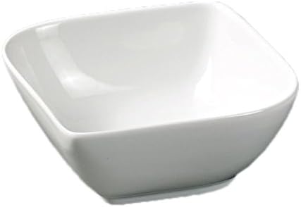 Carmona New Leaf Smooth Collection 4-piece Serving Bowl Porcelain & White New Bone China Set of 4, 12.1 Oz Serving Leaf Shaped Soup Bowls