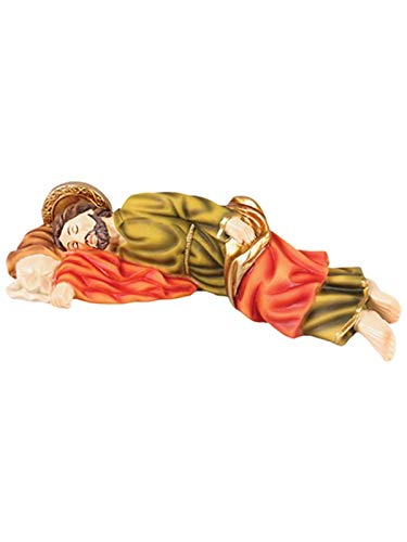 CBC Sleeping Joseph Renaissance Resin 16 inch Statue