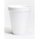 Wincup 12C18 12 Oz White Foam Cups Compac High Sheen - Case of 1000