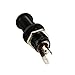 Musiclily 1/4 inch Mono Output Cylinder Jack for Guitar Bass, Black(Pack of 2)