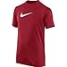 Nike Kids Boys Essentials Legend S/S Top (Little Big Kids), Varsity Red/White LG (14-16
