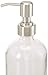 2-Pack Dispenser Pump Bottles for Kitchen and Bathroom - Dish Soap, Hand Soap, Shampoo, Lotion, Mouthwash, and More - Rust Resistant Stainless Steel Pump - Heavy 17.5 Ounce Glass Bottle