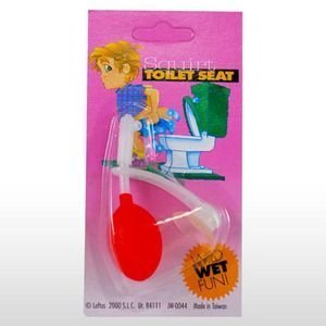 Squirt Toilet Seat -Prank Gag by Loftus