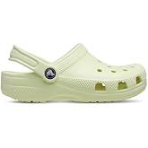 Crocs Girls Classic Clogs Shoes - Green/Frothy Green Size 6 Medium