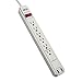 Tripp Lite 6 Outlet Surge Protector Power Strip 6ft Cord 990 Joules Dual USB Charging LED & INSURANCE (TLP606USB)