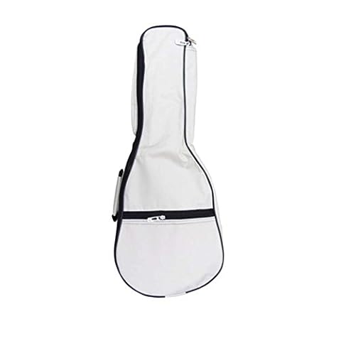 27-Inch-Top-Quality-Ukulele-Case-5MM-Padding-with-Adjustable-StrapsWhite