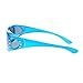 Womens Polarized Fit Over Glasses Sunglasses Oval Rhinestone Frame Blue