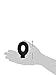 Amscan Birthday Celebration, Numeral #0 Glitter Candle, Party Supplies, Black, 3 1/4