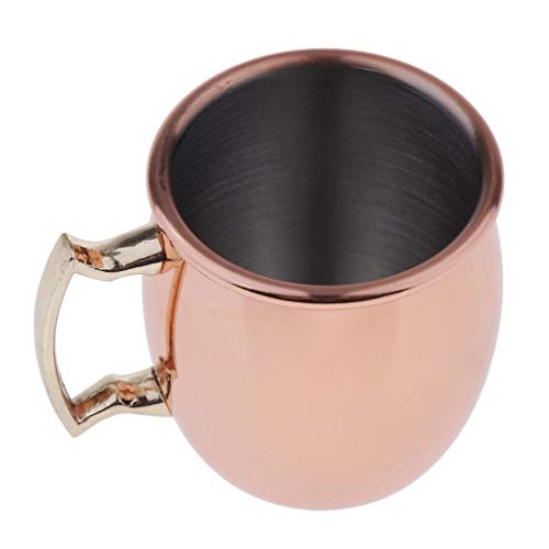B Blesiya 60ml Moscow Mule Becher Kupferbecher Edelstahl Cocktailbecher Deko Cocktailgläser Geschenk für Weihnachten – Bild 4