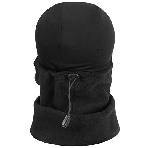 mysuntown Ski Mask Winter Balaclava Face Mask for Motorcycle Cycling Hiking Skiing Outdoor Sports (Black)