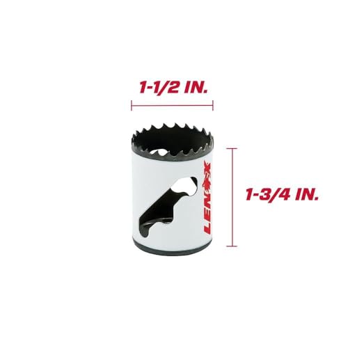 LENOX Tools Hole Saw, Bi-Metal, Speed Slot, 1-1/2-Inch (3002424L) photo 12