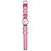 Zeiger New Fashion Toddler Children Kids Girls Watches Ages 5-10 Time Teacher, Cartoon Pattern 3D Band (Pink)