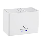 Charging Station Compatible With Arlo Pro & Arlo Pro 2 & Arlo Go Rechargeable Batteries - Charge up to 2 Arlo PRO or Arlo GO batteries at the same time - by Wasserstein (White)