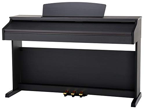 Classic-Cantabile-DP-50-RH-E-Piano-Digitalpiano-mit-Hammermechanik-88-Tasten-2-Anschlsse-fr-Kopfhrer-USB-LED-3-Pedale-Piano-fr-Anfnger-Rosenholz