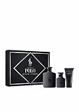 Ralph Lauren Polo Double Black 3Pc Gift Set for Men (Eau De Toilette Spray 4.2 Oz + Eau De Toilette Spray 1.36 Oz + Aftershave Gel 1.7 Oz