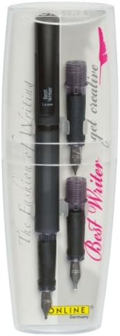 Paradise Pen Company Campus Best Writer Calligraphy Set, Frozen Black (58419)