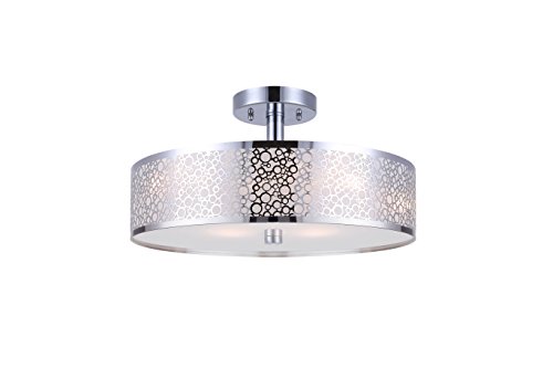 Canarm isf527a03ch montreal 3-light semi flush