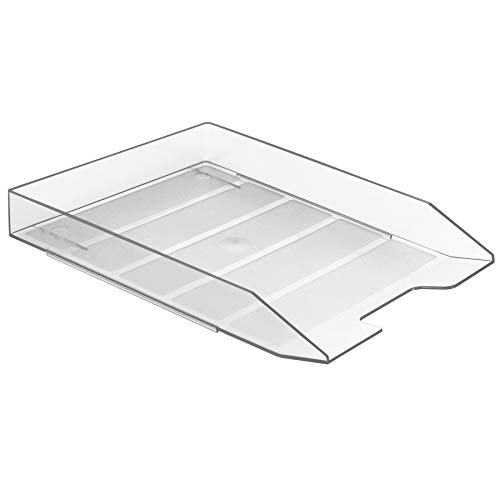 Acrimet Stackable Front Load Letter Size Tray Plastic Desktop File