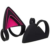 Razer Kitty Ears for Kraken Headsets: Compatible with Kraken 2019, Kraken TE Headsets - Adjustable Straps - Water Resistant Construction - Neon Purple (Color: Neon Purple)