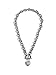 G by GUESS Women's Rhinestone Heart Toggle Necklace