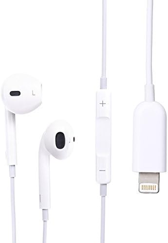 Zinx ZXEP01 Lightning Headphones Wired Headset Earbuds Volume Control with Mic Support for Apple iPhone 5/6/6 Plus, iPad/iPod Accessory Digital Earphone