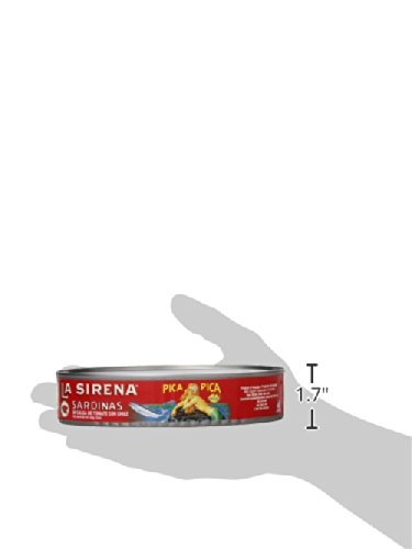 LA SIRENA SARDINES PICA PICA IN OVAL CAN, 15 OZ