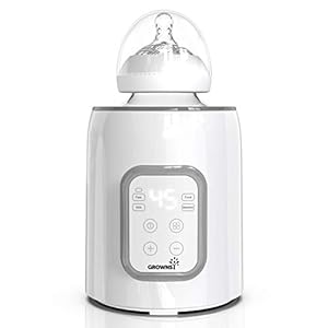 Bottle Warmer, GROWNSY 8-in-1 Fast Baby Milk Warmer with Timer for Breastmilk or Formula, Accurate Temperature Control…