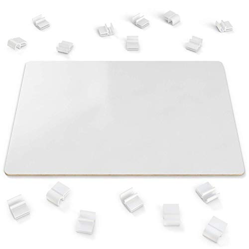 image for ARTEZA Small White Board, Bulk Set of 16 Double Sided Dry Erase Lapboa