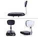 Bicycle Bike Back Seat PU Leather Cover Cushion, YIFAN Bike Child Seat with Back Rest – Black(Line Pattern)thumb 4