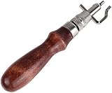 UPTON 7-in-1 Adjustable Stitching Groover Creasing Edge Beveler Leather Tool view 2