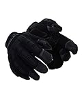 Magid Glove & Safety PGP49TL Magid T-REX Impact Ultra Gloves, Large, Black