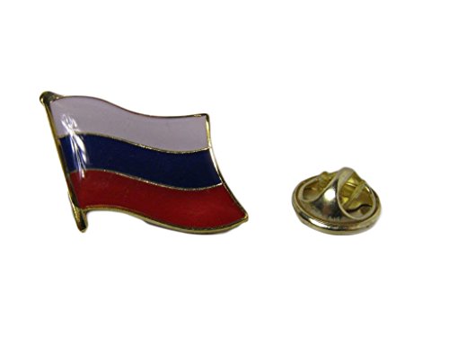 Russia Russian Waving Flag Country Bike Motorcycle Hat Cap lapel Pin