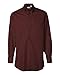 Van Heusen Men's Long Sleeve Twill Button Down Dress Shirt 13V521 red Medium