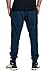 PROGO USA Men's Joggers Sweatpants Basic Fleece Marled Jogger Pant Elastic Waist (Medium, Navy)