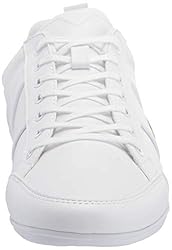 Lacoste Men's Chaymon Sneaker, WHT/WHT, 7.5