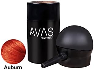 AVAS Hair Building Fiber and Hair Fiber Applicator Pump - Auburn