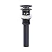 Fryotuc Oil Rubbed Bronze Drain Bathroom Vessel Sink Pop Up Drain with Overflow