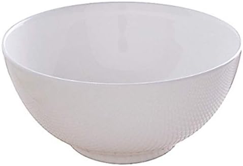 LeBlue 4.5 inches White Bone China Asian Chinese Bowls for Rice Soup Salad Cereal Dessert Yogurt Ice Cream Noodle, Set of 2