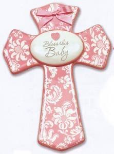 baby girl wall cross