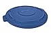 Rubbermaid Commercial Products 1779700 Brute Heavy-Duty Round Trash/Garbage Lid, 10-Gallon, Blue