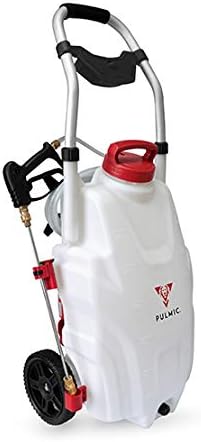 Pulmic Pulverizador Eléctrico Industrial 35. Blanco y Rojo. 35 litros de Capacidad