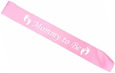 Crazy Night Mommy To Be Sash - Baby Shower Decorations (Pink)