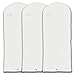Hangerworld 3 White 60inch Breathable Dress Garment Clothes Carry Cover Storage Protector Bags