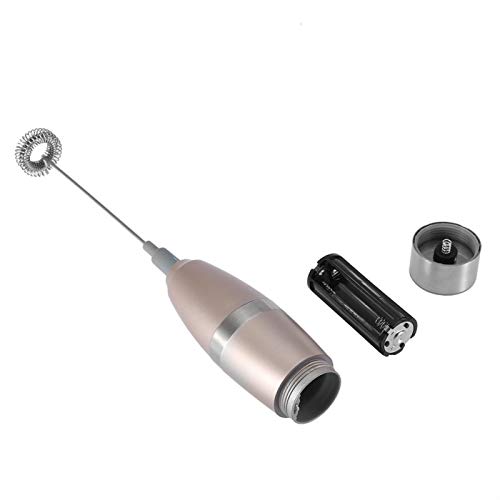 Raguso Elektrischer Milchaufschäumer aus Edelstahl Hochgeschwindigkeits-Handschaumbereiter Elektrischer Getränkemischer