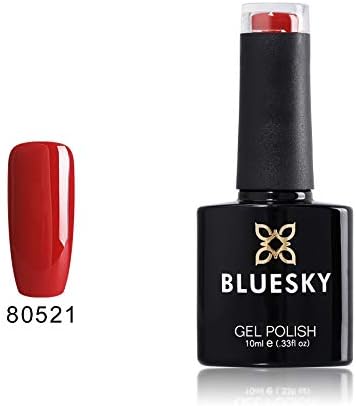 Bluesky Gel Nail Polish, Hollywood Red Carpet 80521, Bright Red, UV/LED Soak-Off Gel Polish, Long Lasting, Chip Resistant, 10ml - Image 5